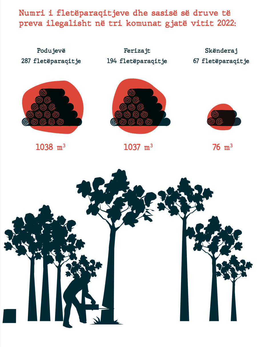 Numri i fletëparaqitjeve dhe sasisë së druve të preva