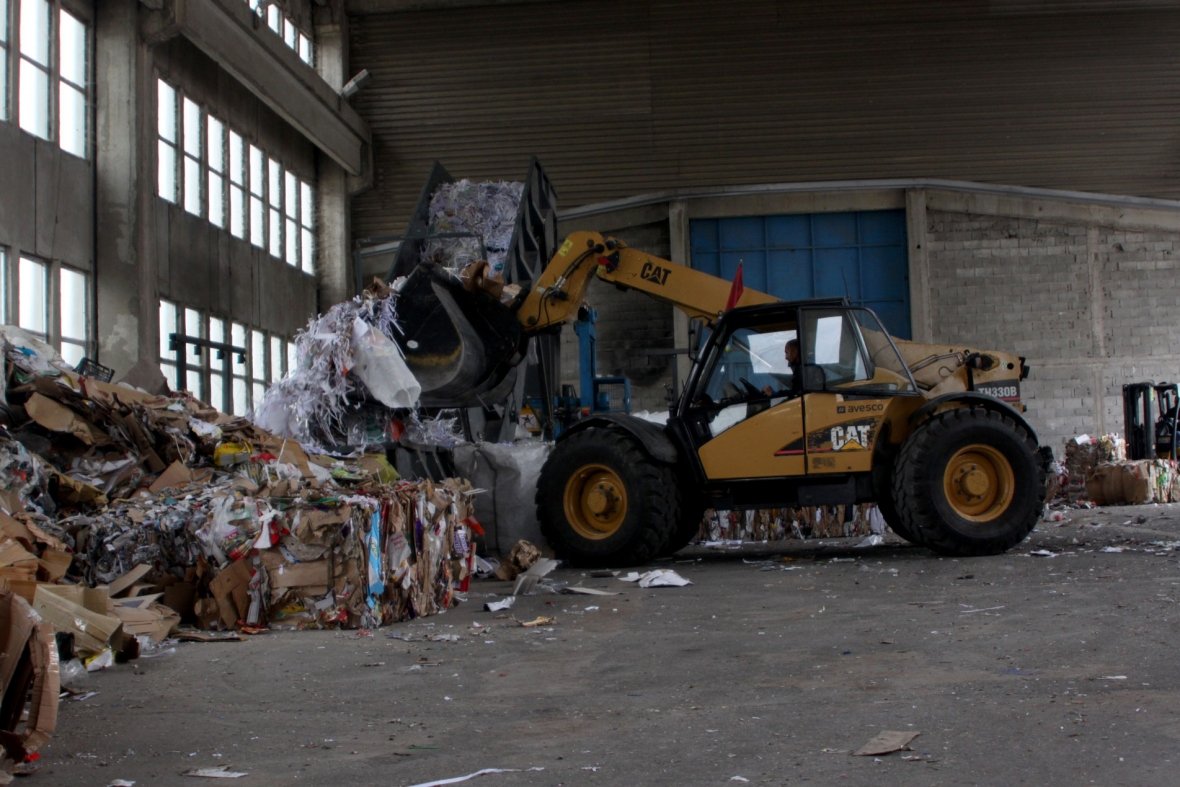 Living from scrap material